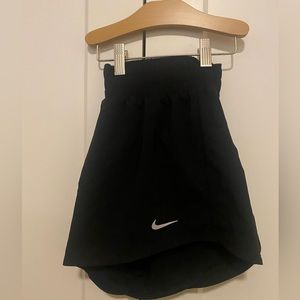 black nike shorts